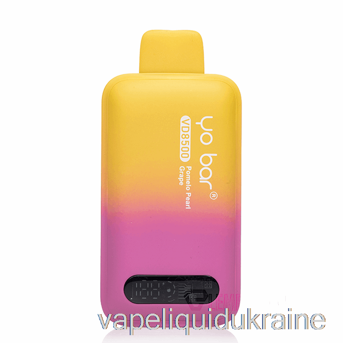 Vape Liquid Ukraine YO BAR VD8500 Disposable Pomelo Pearl Grape